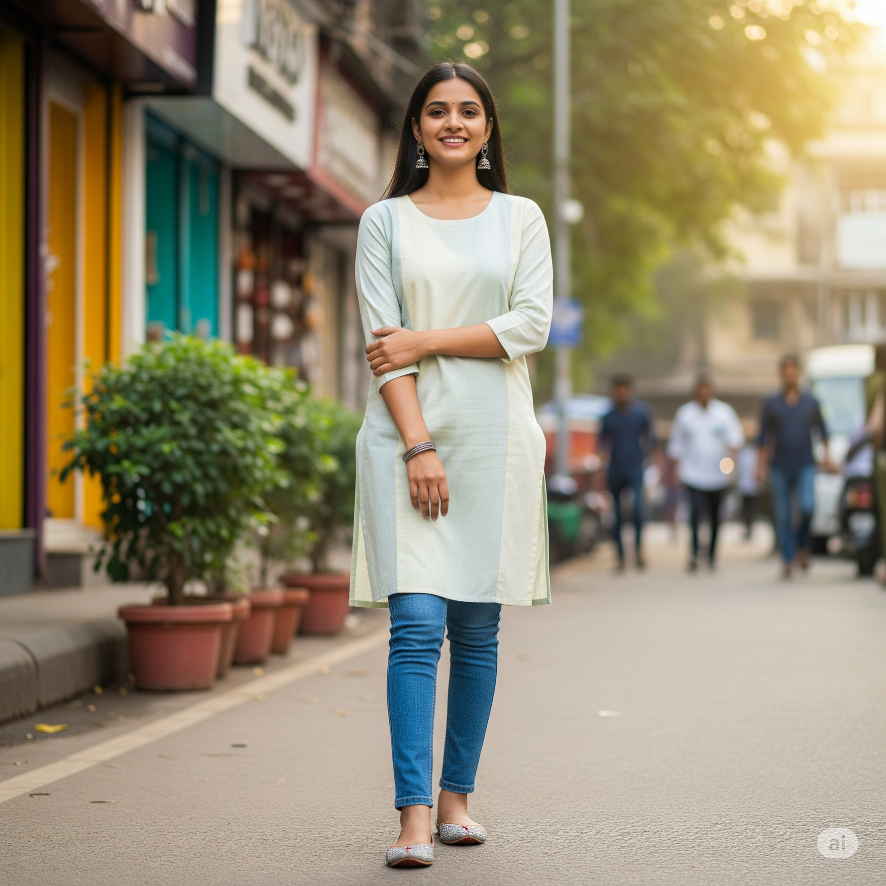 How to Style Kurti with Jeans