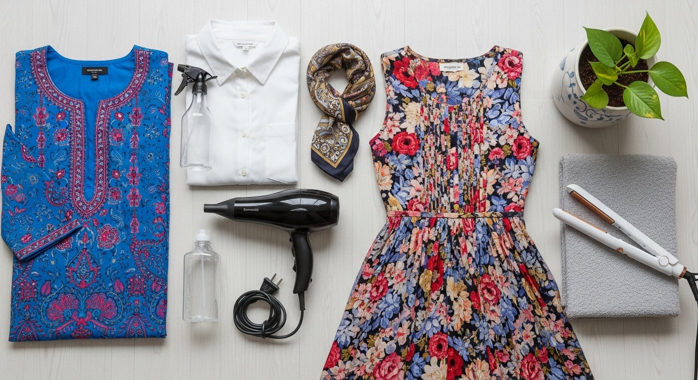 Quick Fixes for Wrinkled Clothes When You Don’t Have an Iron