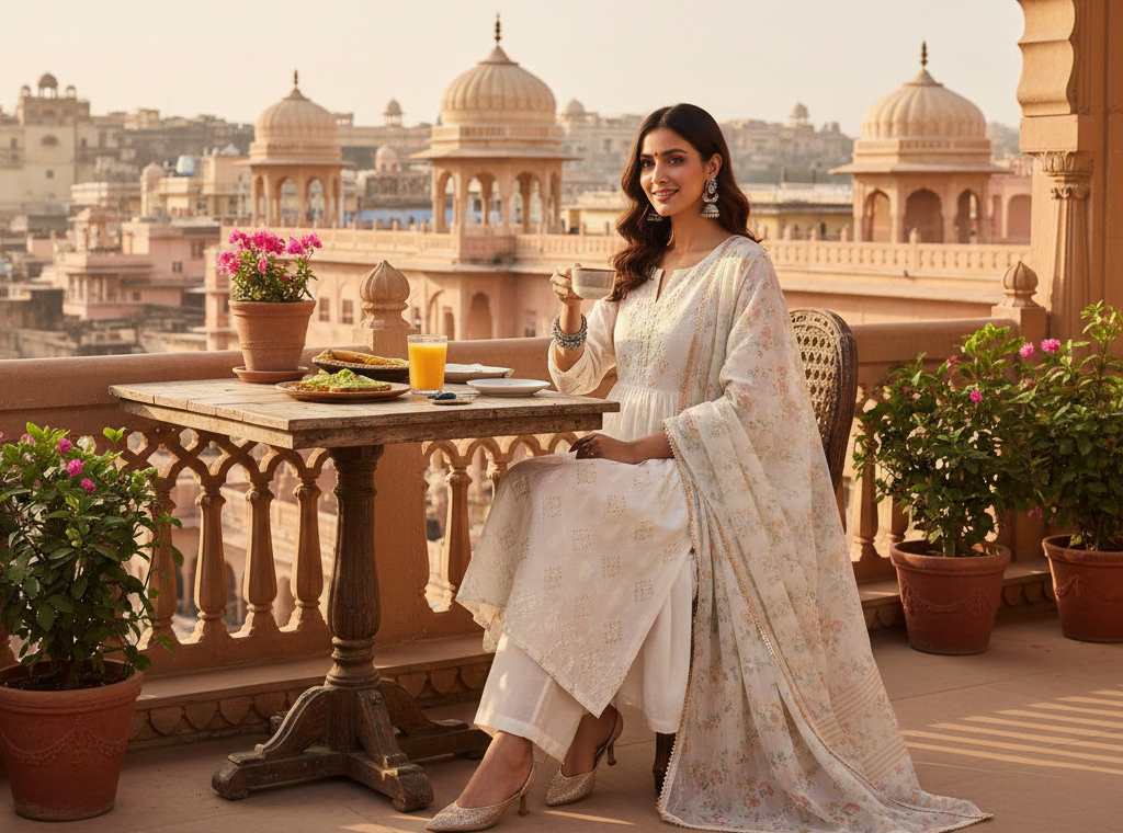 The Navra's Guide to Effortless Elegance: Mastering Ethnic Wear for Brunch