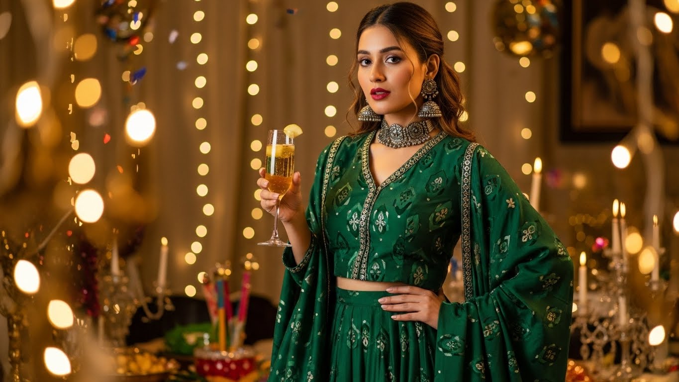 New Year 2025 Fashion Edit: Statement Ethnic & Indo-Western Styles That Define Celebration Dressing