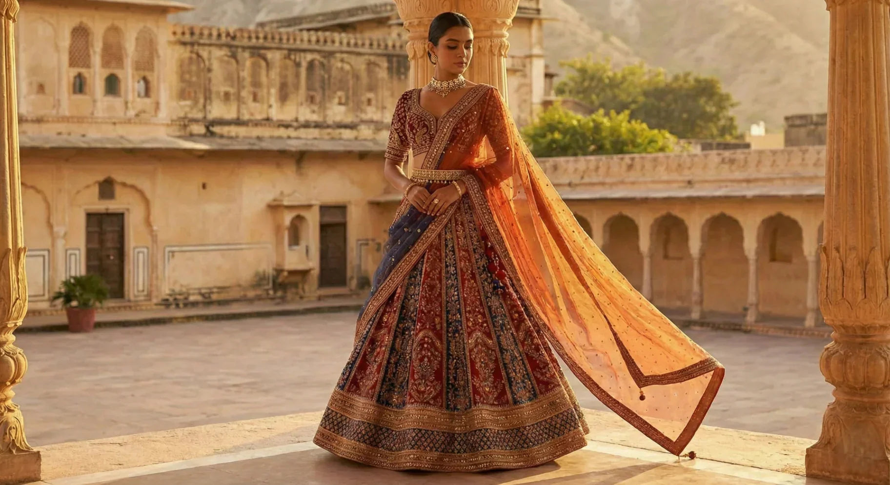 Draping Drama: 5 Innovative Lehenga Dupatta Styles to Slim & Stun in 2025