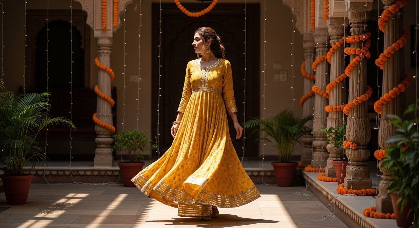 Dussehra Fashion 2025: Luxurious Ethnic Kurtas in Victory-Inspired Silhouettes