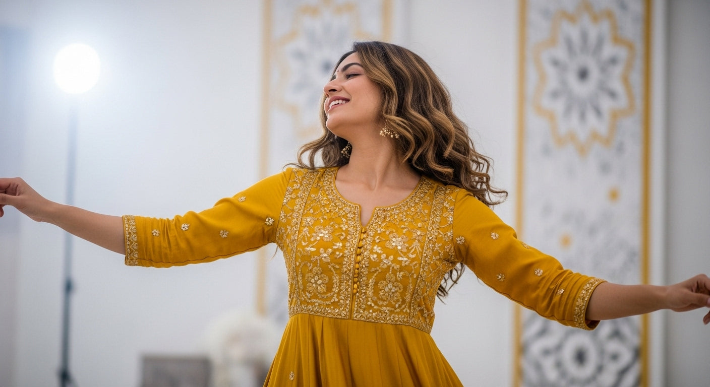 Navratri 2025: Celebrate in Style with Vibrant Ethnic Kurtas for Pooja and Dandiya Nights