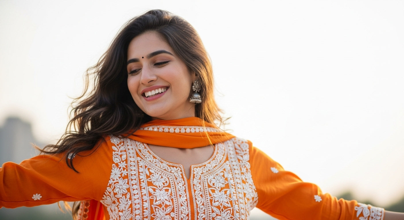 Navratri 2025: Radiate Festive Charm with Ethnic Kurta Ensembles for Pooja & Garba